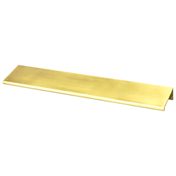 6-21/32" Bravo Finger Pull in Satin Gold finish by Berenson Hardware