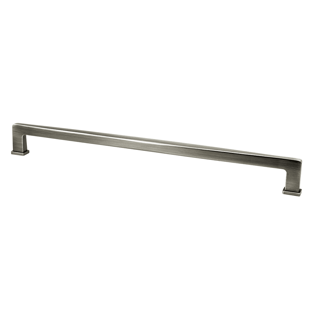 18" Transitional Design Appliance Pull with Flowing Curves and Rounded Edges from Berenson Hardware's Subtle Surge Collection