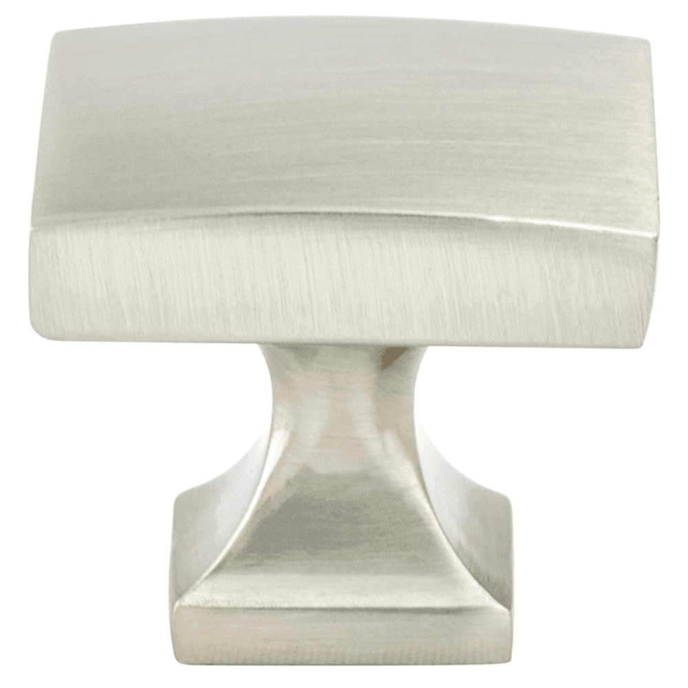 Modern Brushed Gold Square Knob by Berenson Hardware