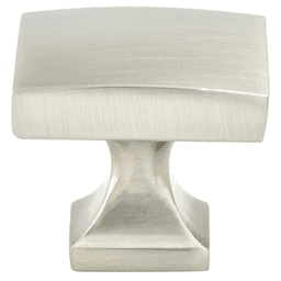 Vintage Nickel Epoch Edge Square Knob by Berenson Hardware