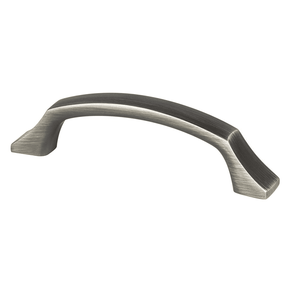 Berenson Hardware 96mm Epoch Edge Handle Pull in Vintage Nickel