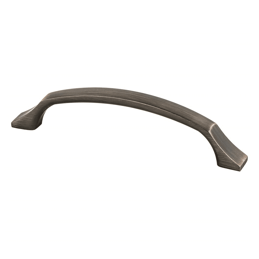 128mm Epoch Edge Handle Pull in Verona Bronze for Chic Cabinetry Hardware