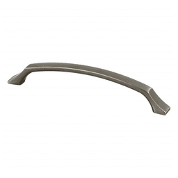 Epoch Edge Handle Pull in Vintage Nickel from Berenson Hardware