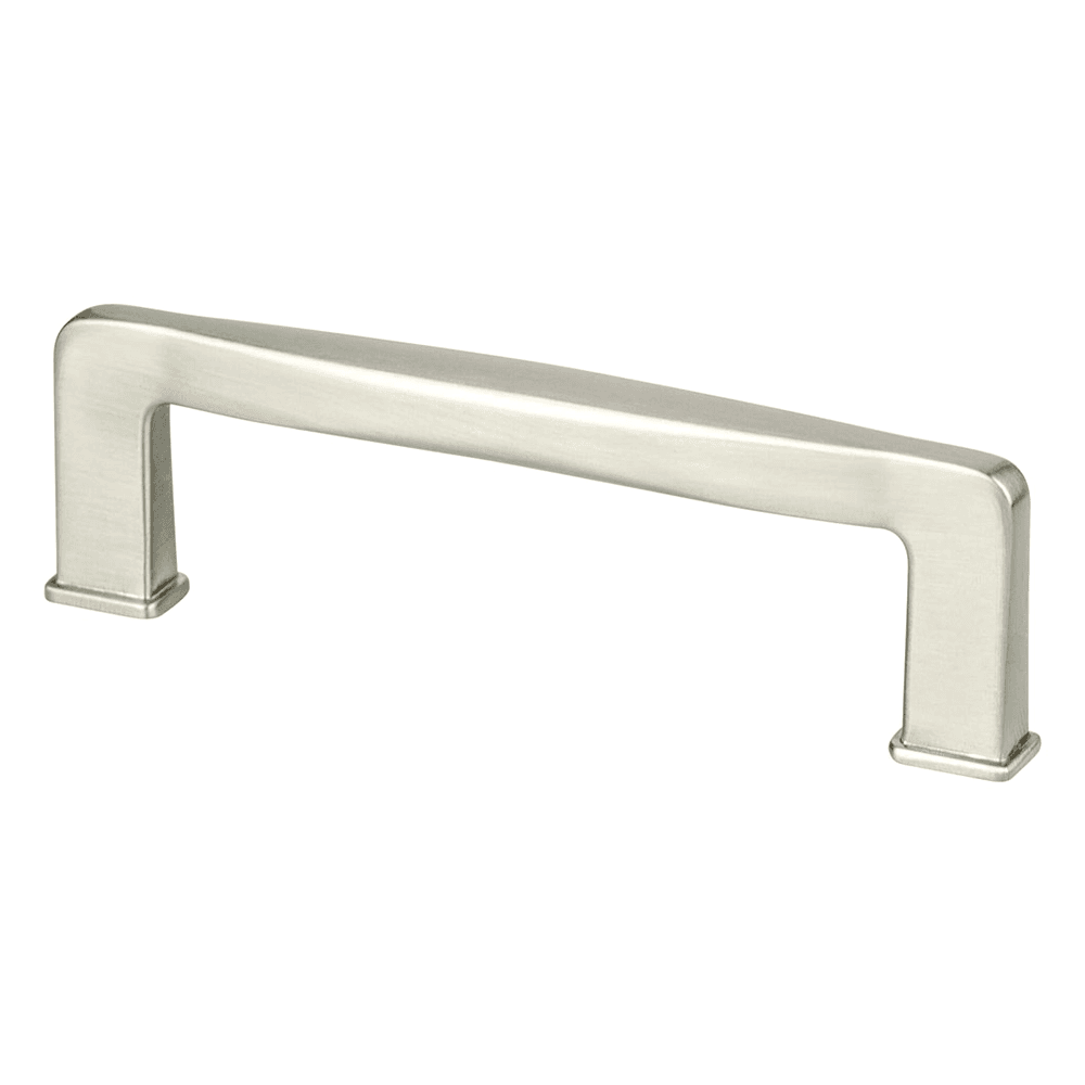 Subtle Surge 96mm Vintage Nickel handle pull for cabinet hardware