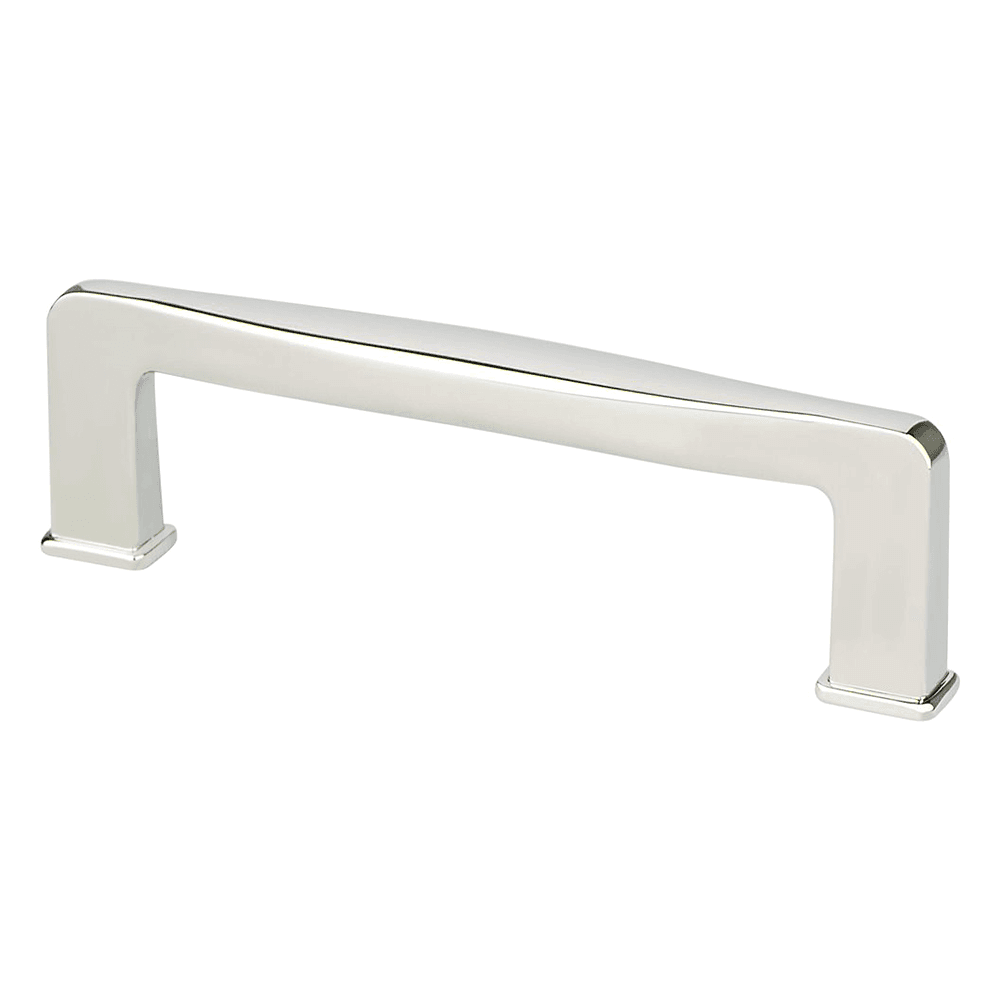 96mm Cabinet Hardware Pull in Polished Nickel