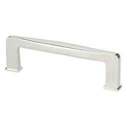 96mm Cabinet Hardware Pull in Polished Nickel