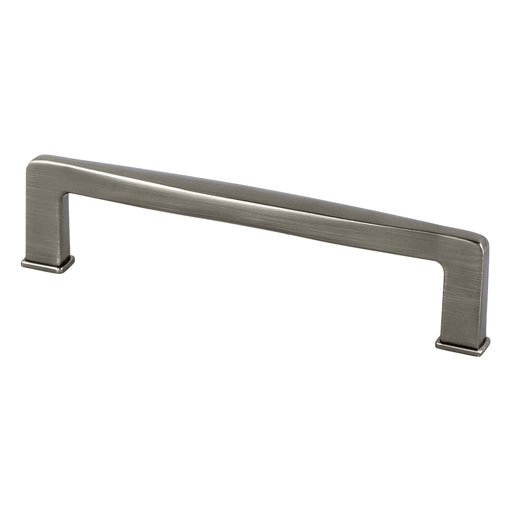 128mm Subtle Surge Collection Cabinet Hardware in Vintage Nickel