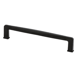 160mm Subtle Surge Decorative Bar Pull in Matte Black