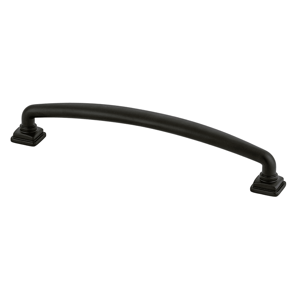Berenson Hardware Tailored Traditional Handle Pull in Matte Black, 160mm