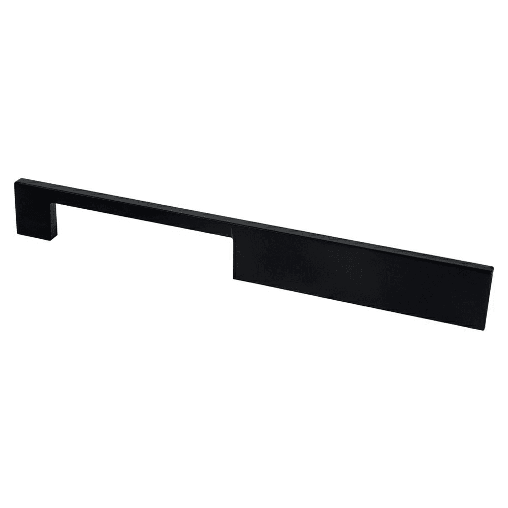 7-9/16&quot; I-Spazio Off Center Pull, Black Main - Image