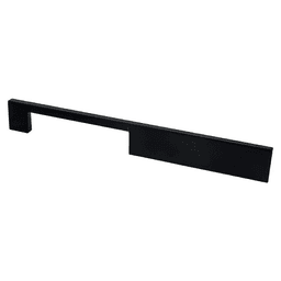 7-9/16&quot; I-Spazio Off Center Pull, Black Main - Image