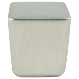 31/32&quot; Mini Large Square Knob, Brushed Nickel Main - Image