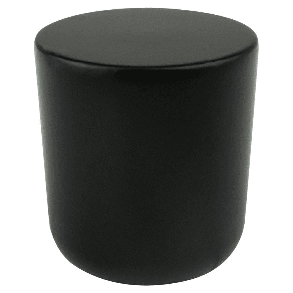 31/32&quot; Mini Large Round Knob, Black Main - Image