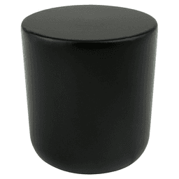 31/32&quot; Mini Large Round Knob, Black Main - Image