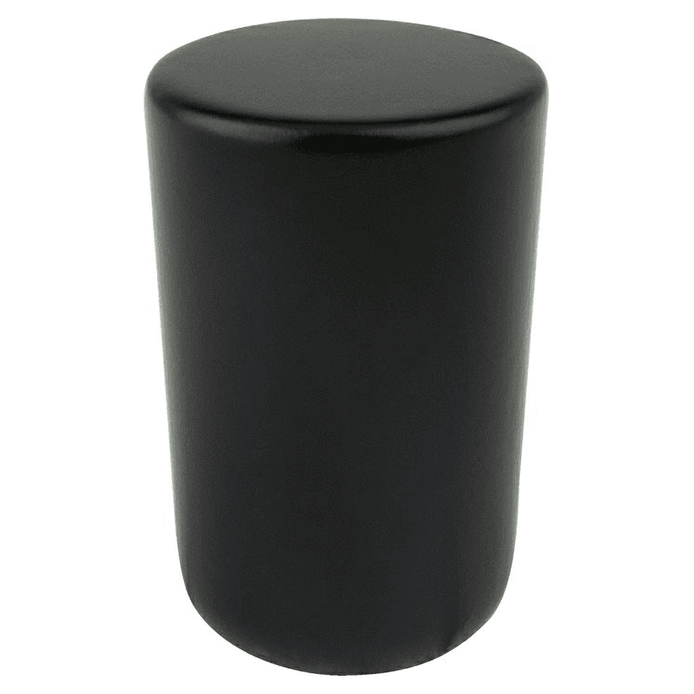 19/32&quot; Mini Small Round Knob, Black Main - Image