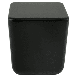 31/32&quot; Mini Large Square Knob, Charcoal Gray Alt 1 - Image