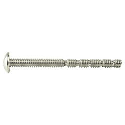 19/32&quot; Mini Small Square Knob, Brushed Nickel Alt 2 - Image