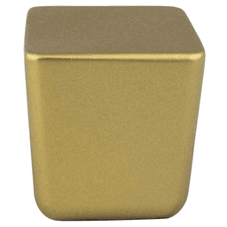 31/32&quot; Mini Large Square Knob, Honey Gold Main - Image