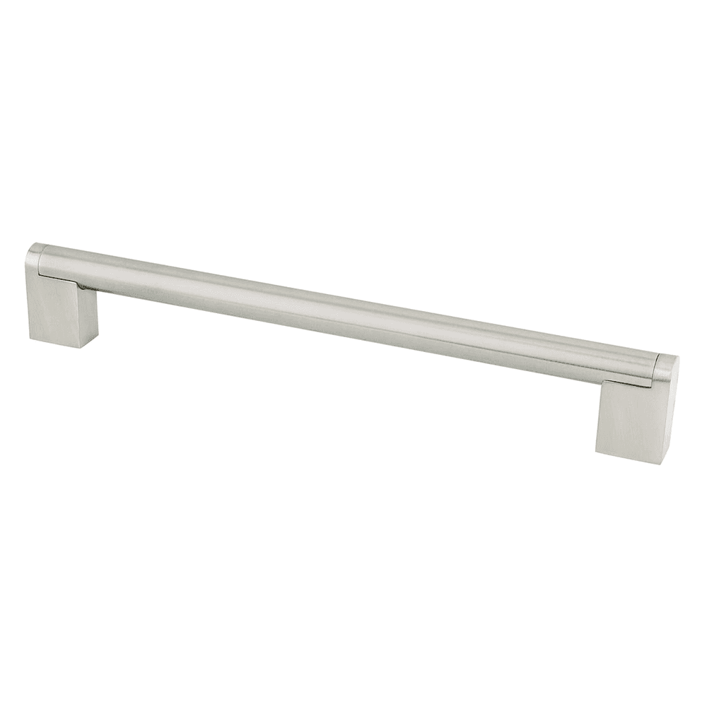 8-13/16" Studio Stainless Steel Pull with Rounded Bar Handle