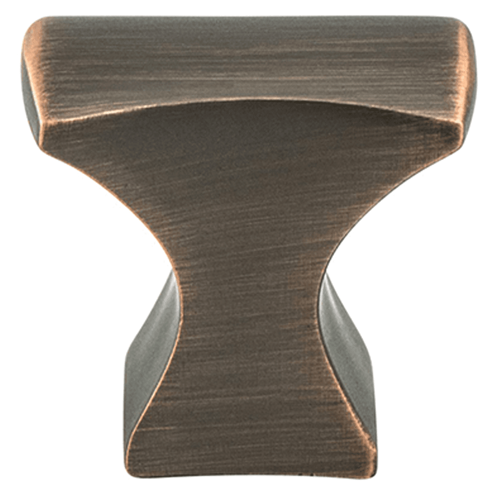 Aspire Curve Knob in Verona Bronze for Transitional Home Design