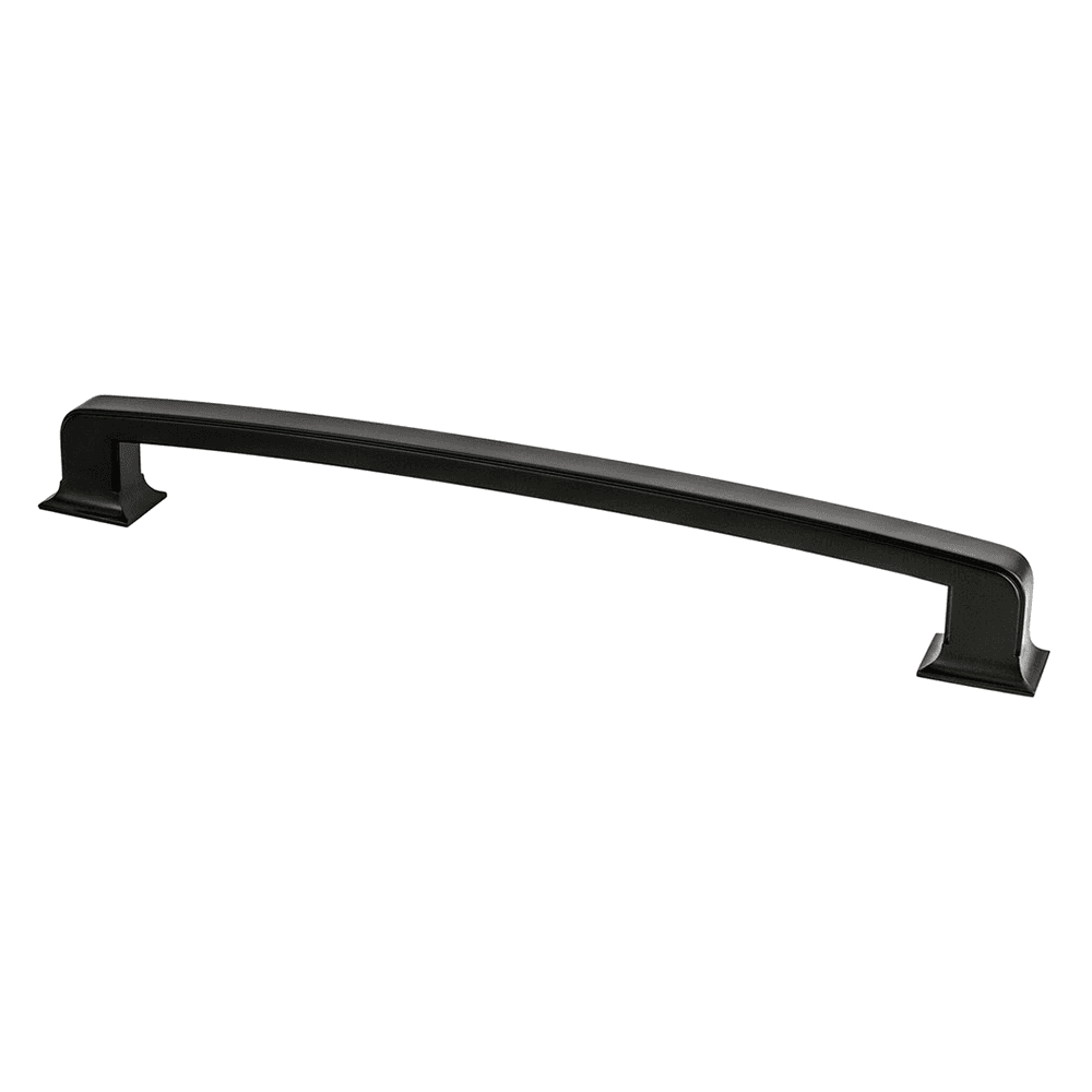Decorative Hearthstone Collection appliance pull with thick design elements