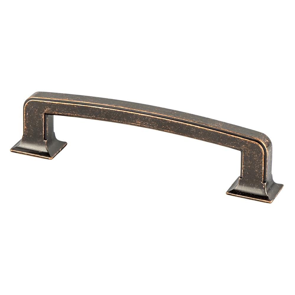 128mm Hearthstone Appliance Pull in Weathered Verona Bronze