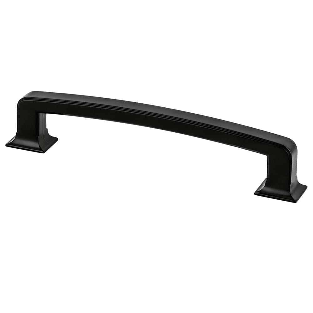 Berenson Hardware Hearthstone Appliance Pull in Matte Black, 160mm size