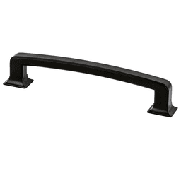 Berenson Hardware Hearthstone Appliance Pull in Matte Black, 160mm size