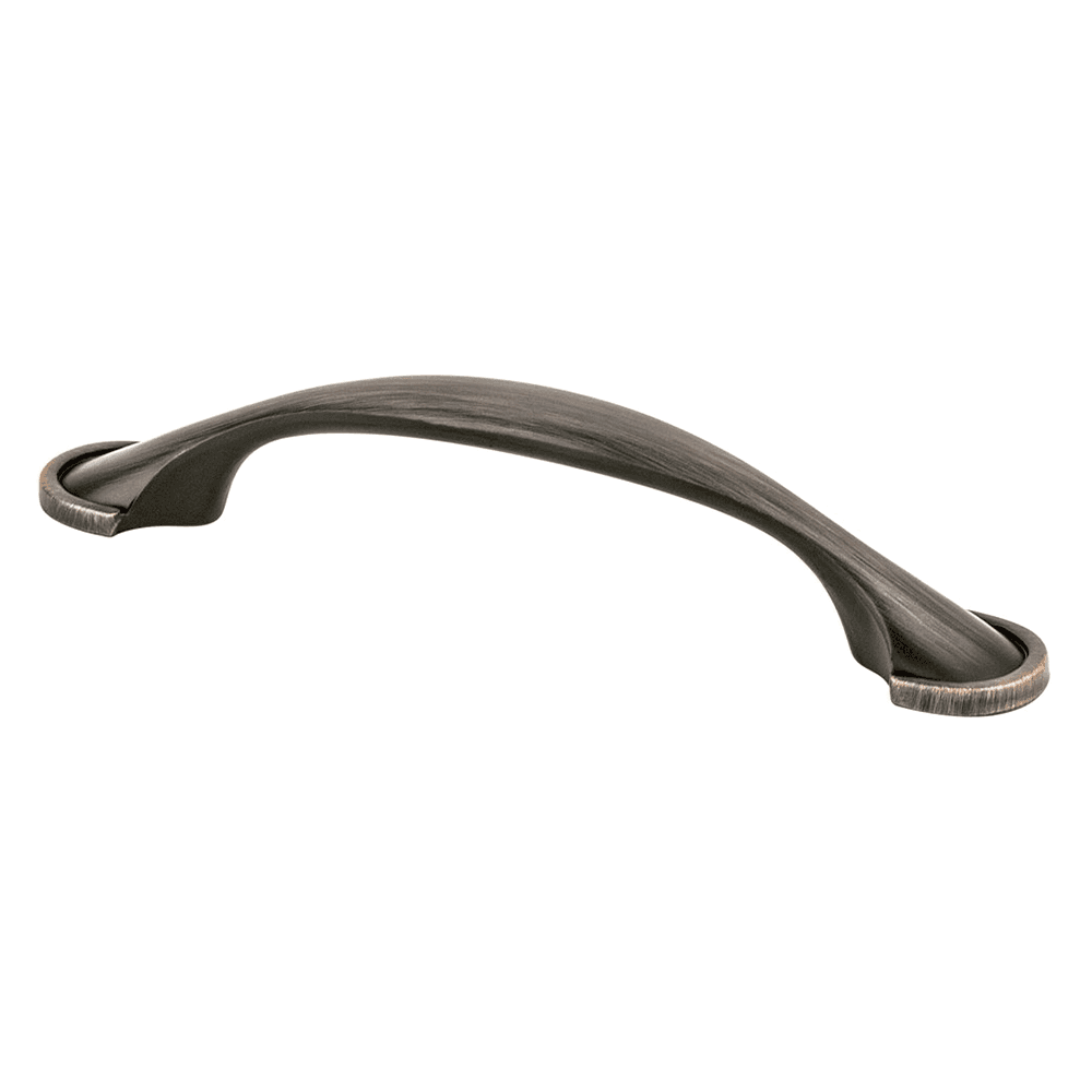 96mm Hillcrest Camber Pull in Verona Bronze finish from Berenson Hardware's Hillcrest Collection