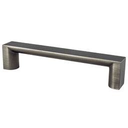 128mm Elevate Handle Pull in Graphite finish for modern cabinets