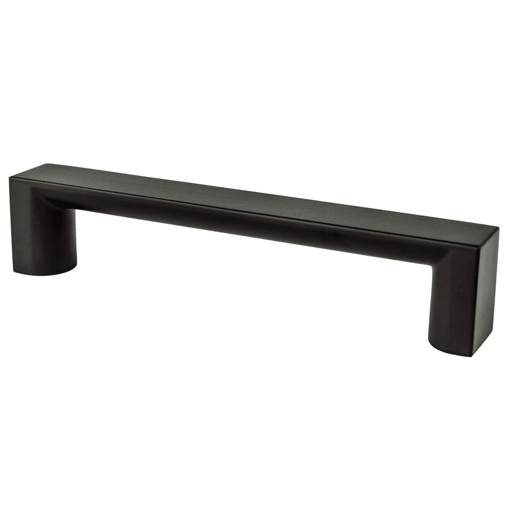 128mm Elevate Handle Pull in Matte Black from Berenson Hardware