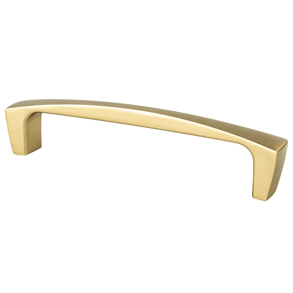 128mm Aspire Handle Pull in Modern Brushed Gold finish