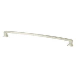 18" Hearthstone Appliance Pull, Brushed Nickel - Front View