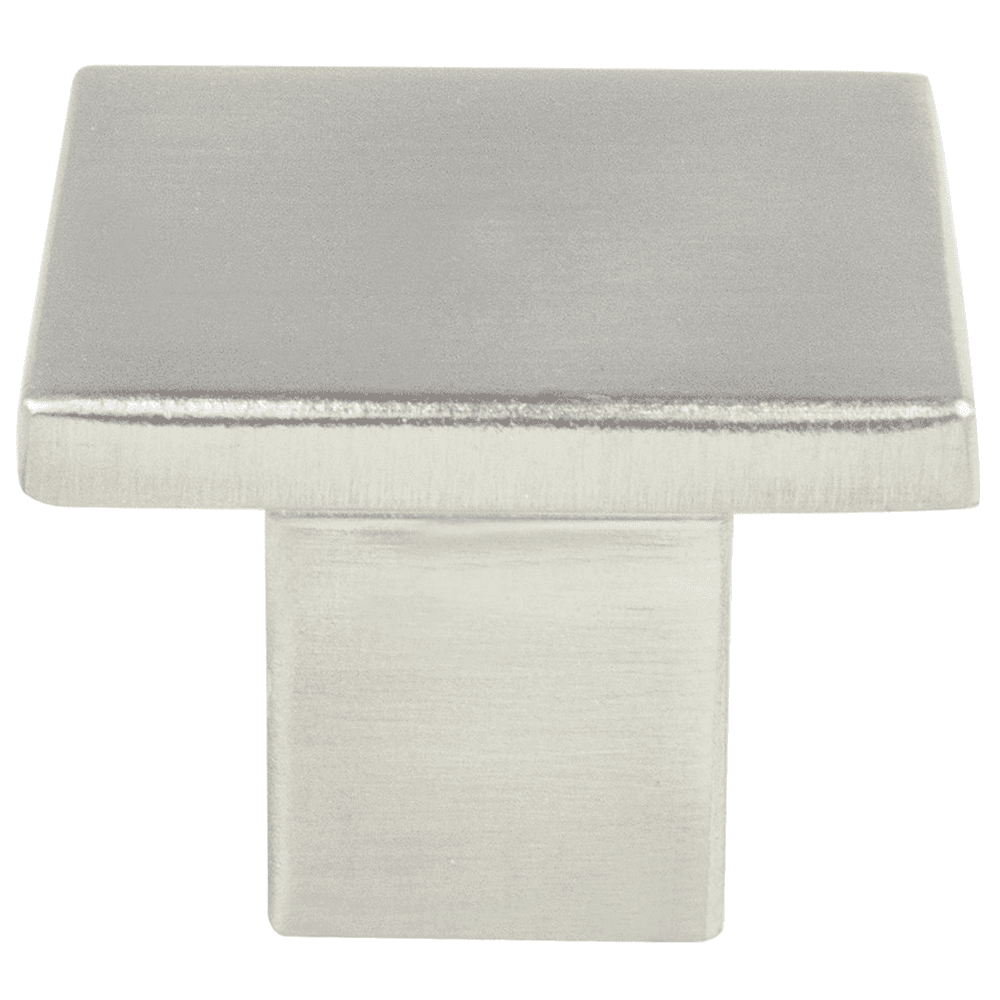Brushed Nickel Elevate Knob with 19/32" Base Diameter