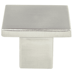 Brushed Nickel Elevate Knob with 19/32" Base Diameter