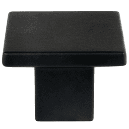 Berenson Hardware Elevate Square Knob in Matte Black