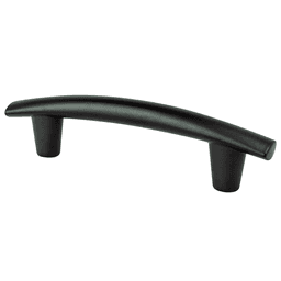 96mm Meadow Decorative Bar Pull with Organic Look and Rounded Edges
