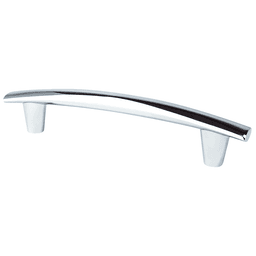 128mm Meadow Decorative Bar Pull in Polished Chrome