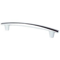160mm Meadow Decorative Bar Pull, Polished Chrome by Berenson Hardware