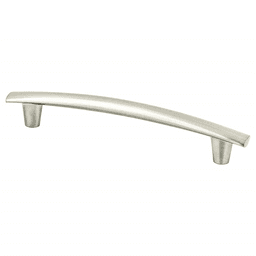 160mm Meadow Cabinet Pull in Brushed Nickel from Berenson Hardware