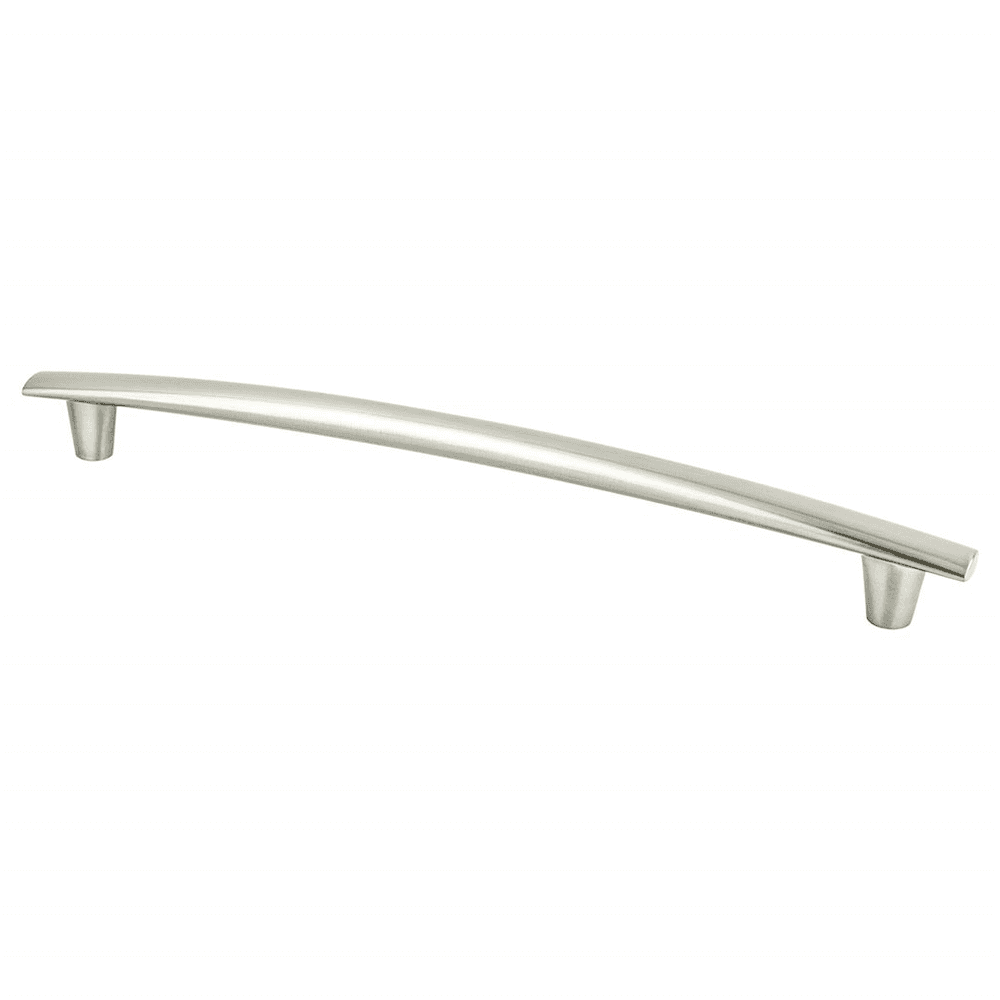 256mm Meadow Cabinet Pull in Brushed Nickel from Berenson Hardware's Meadow Collection