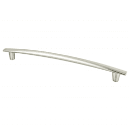 256mm Meadow Cabinet Pull in Brushed Nickel from Berenson Hardware's Meadow Collection