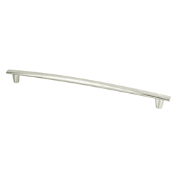 320mm Meadow Decorative Bar Pull in Brushed Nickel from Berenson Hardware