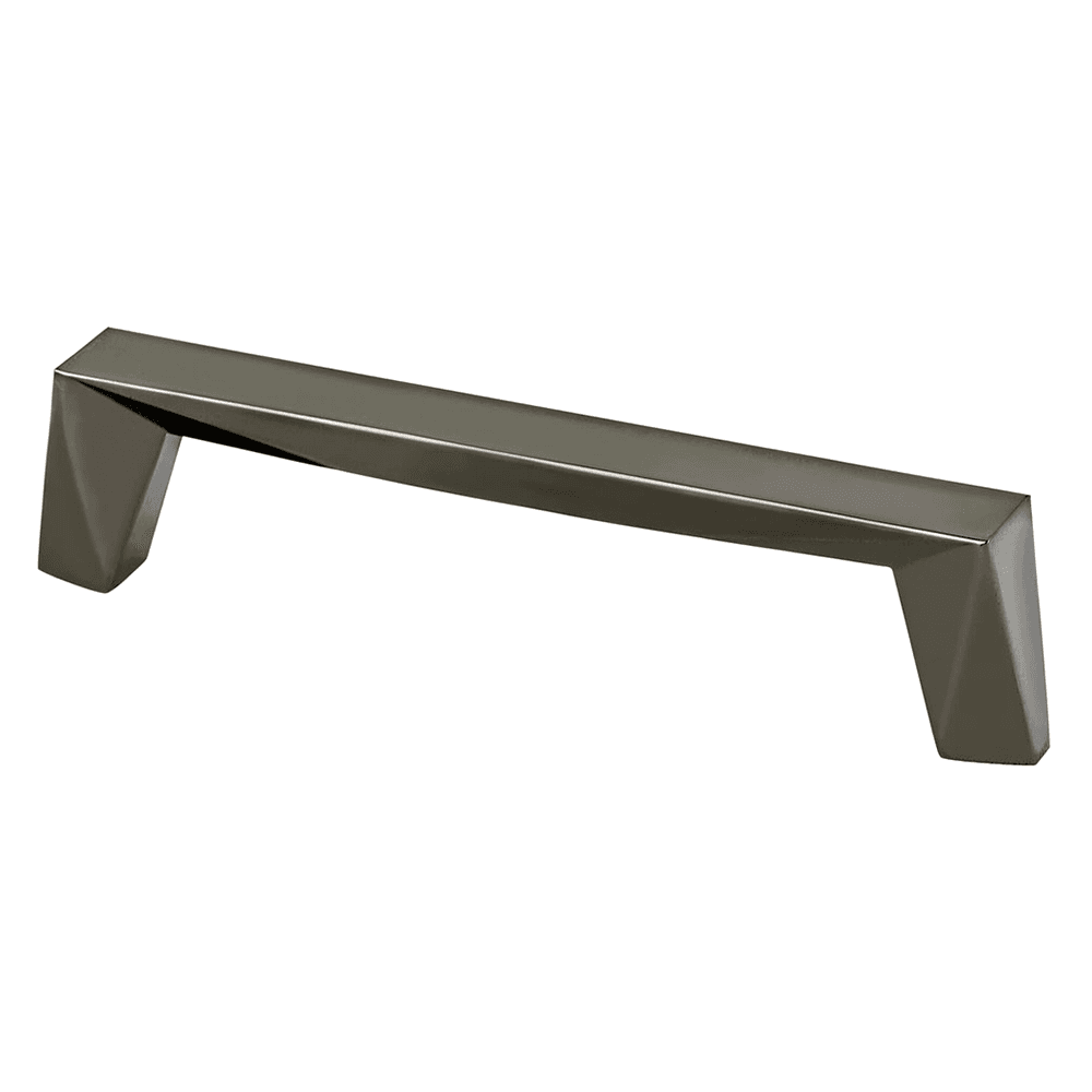 128mm Berenson Hardware Pull Handle in Black Nickel, Swagger Design