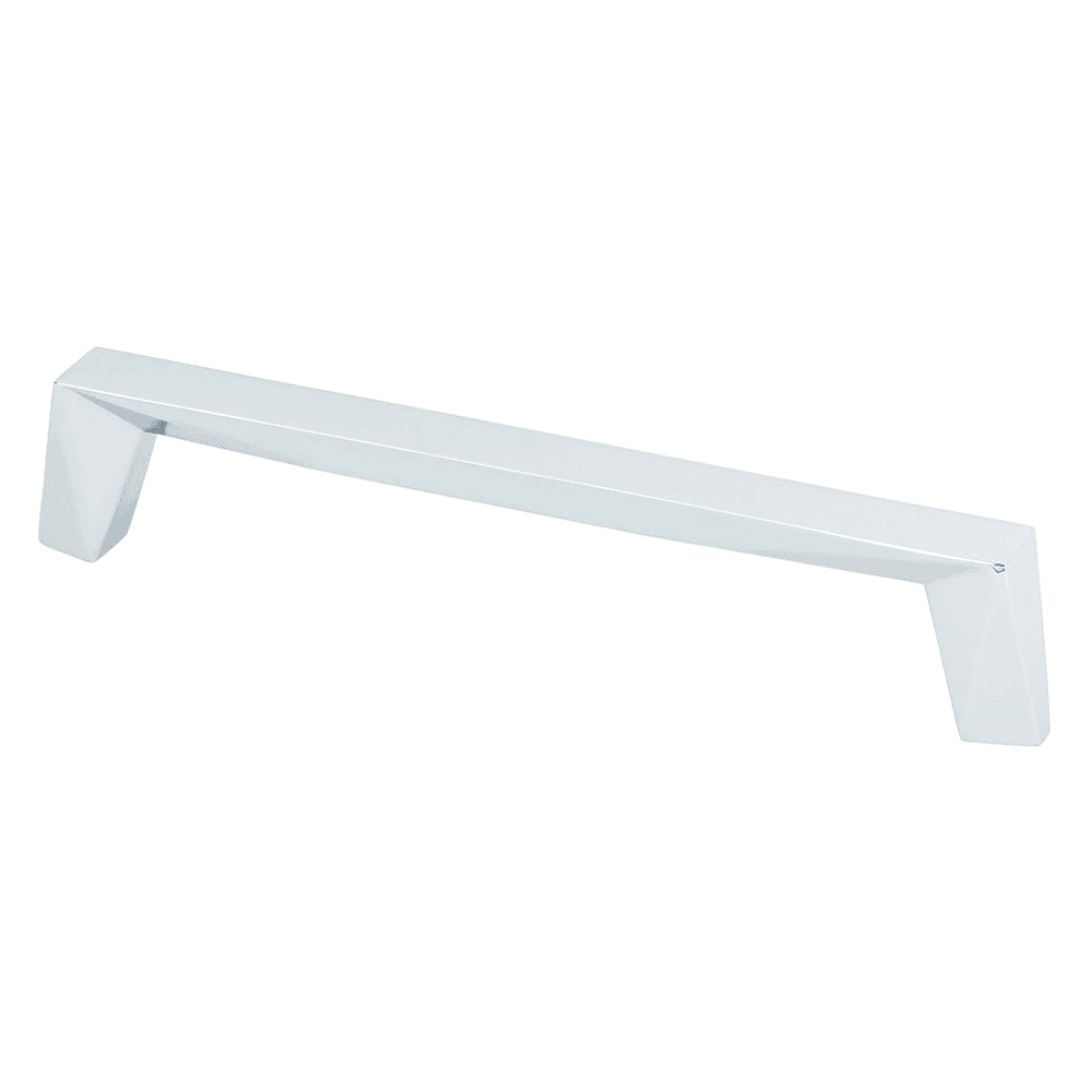 Berenson Hardware 160mm Swagger Decorative Bar Pull Polished Chrome close-up