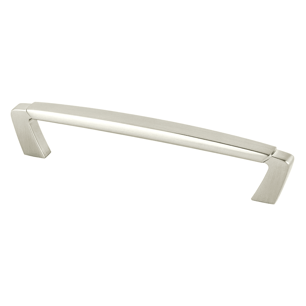 128mm Brushed Nickel Vested Interest Handle Pull from Berenson Hardware Collection