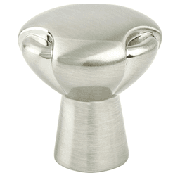 Berenson Hardware 1-1/4" Brushed Nickel Round Knob for Cabinets and Drawers