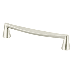 Berenson Hardware 160mm Domestic Bliss Handle Pull, Polished Nickel - Back View