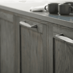 Berenson Hardware Modern Brushed Gold Handle Pull - Product Installation Example