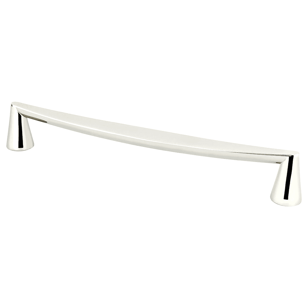 224mm Handle Pull in Polished Nickel - Side View